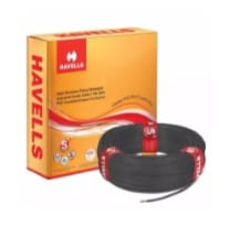 HAVELLS FR PVC Housing Wire, Length: 90 m [16.00 sq. mm, Black]